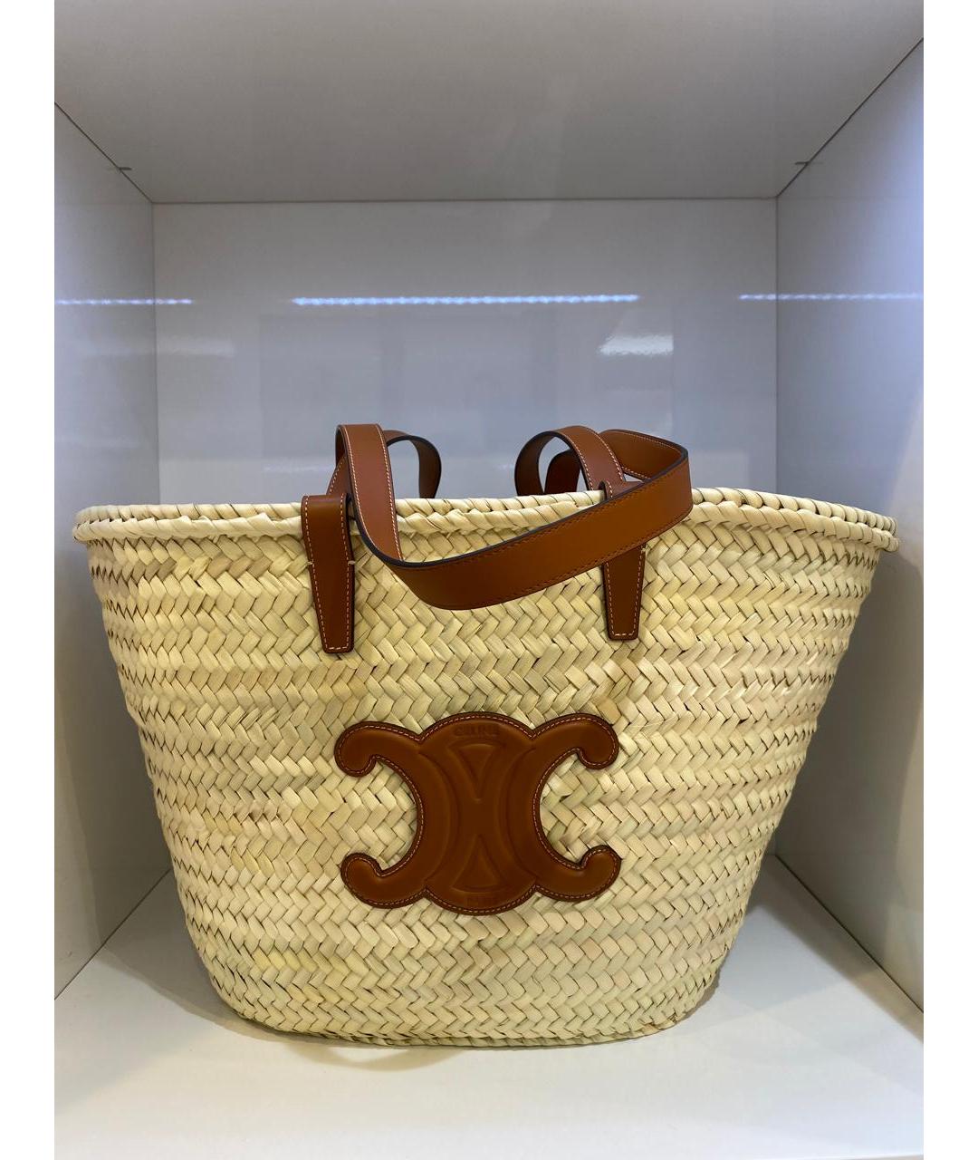 CELINE Бежевая сумка тоут, фото 2