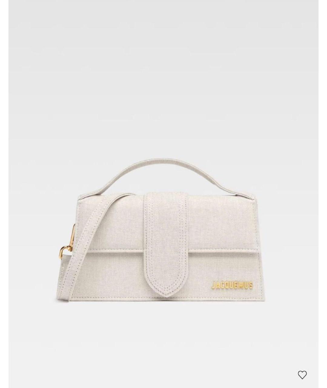 JACQUEMUS Бежевая сумка через плечо, фото 6
