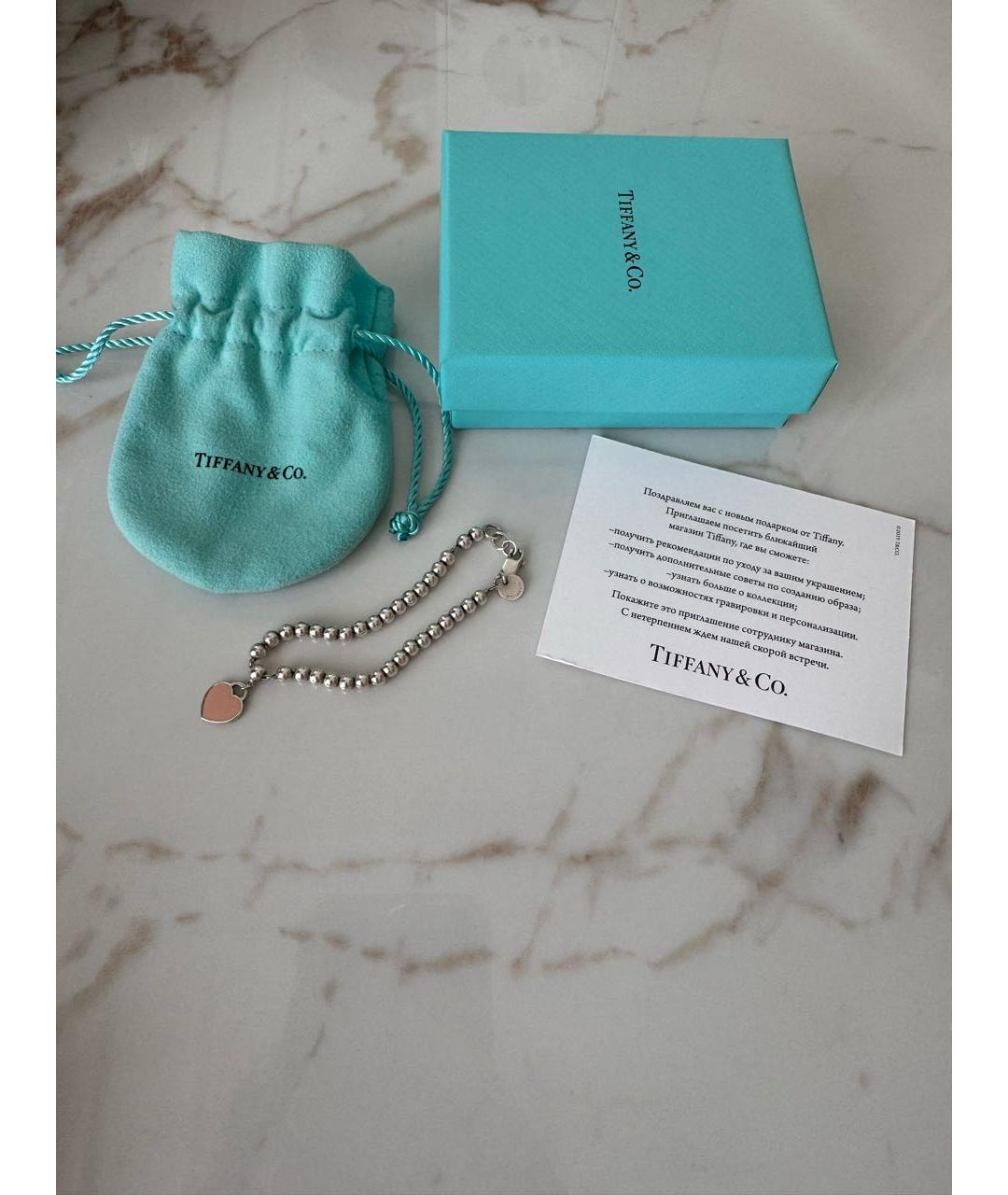 TIFFANY&CO Серебрянный серебряный браслет, фото 2