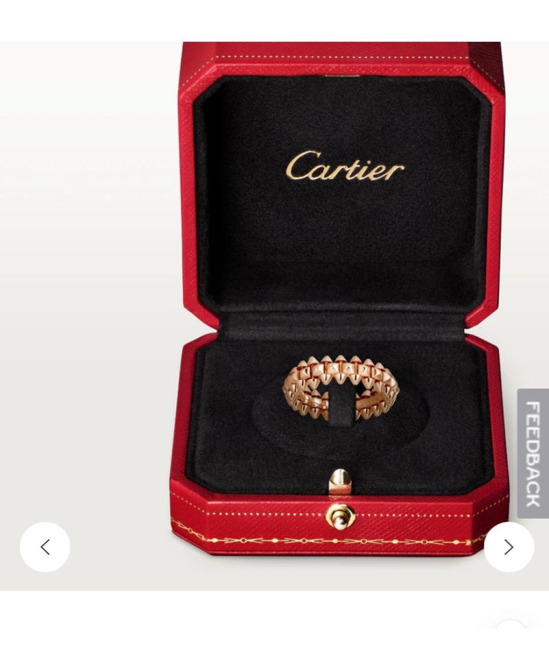 CARTIER Кольцо из розового золота, фото 5