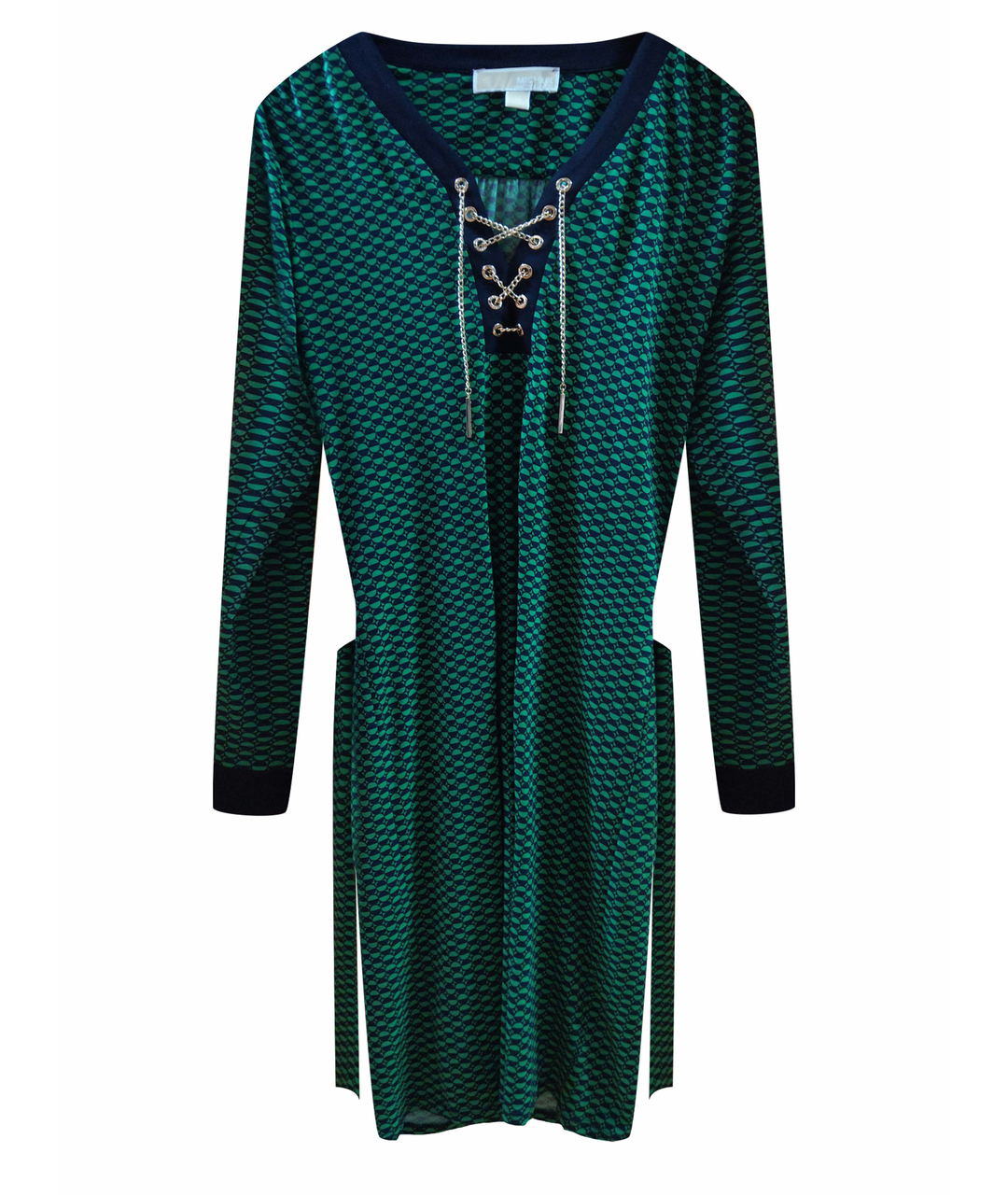 MICHAEL KORS Зеленые вискозное повседневное платье, фото 1