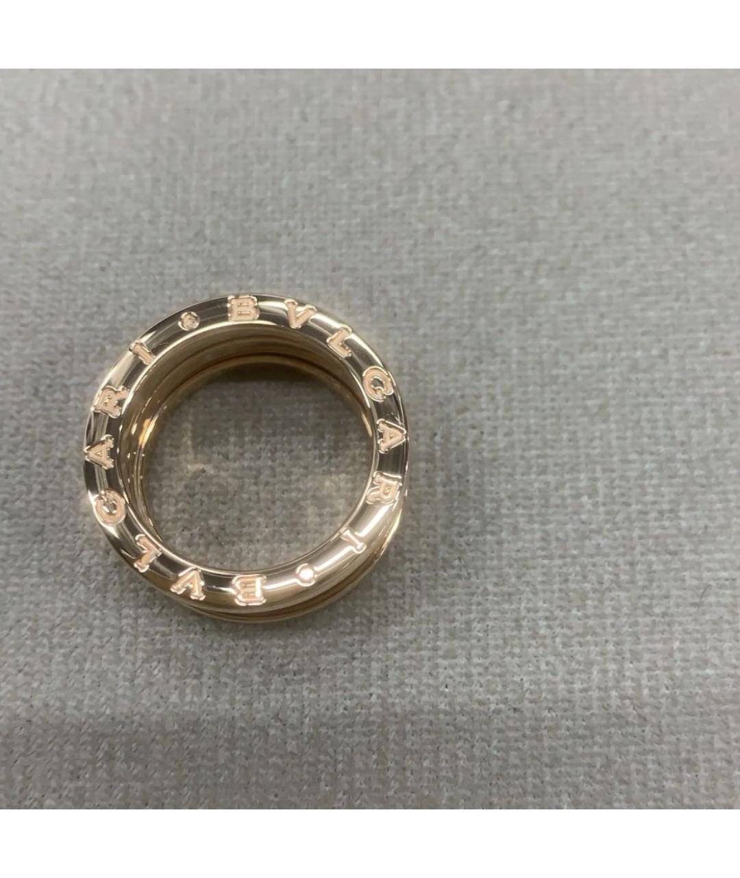 BVLGARI Зеленые кольцо из розового золота, фото 2