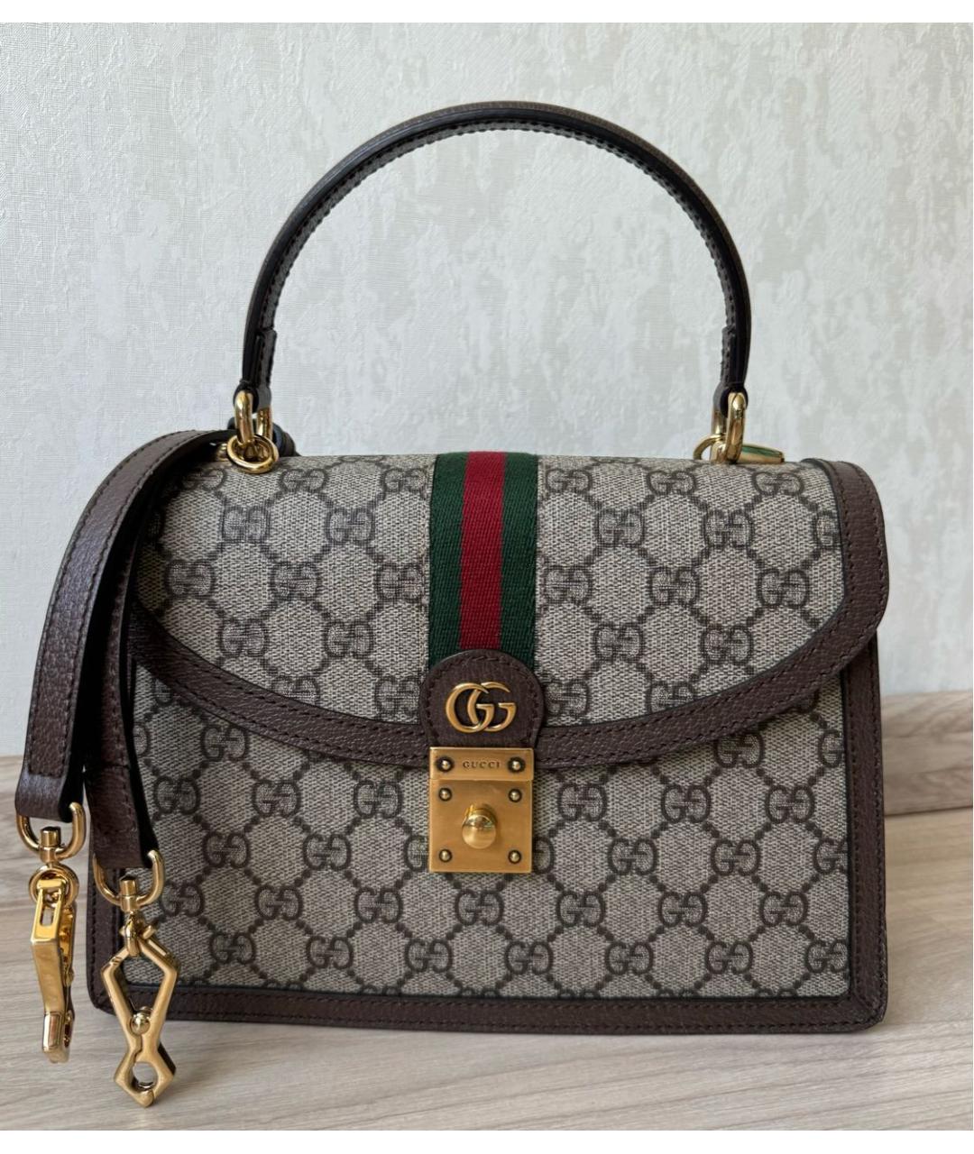 GUCCI Сумка с короткими ручками, фото 9
