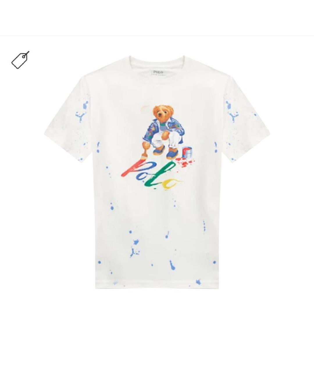 POLO RALPH LAUREN Мульти хлопковая детская футболка, фото 5