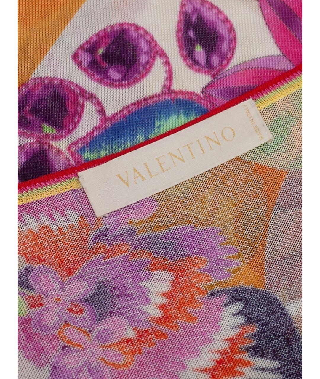VALENTINO Мульти шелковая блузы, фото 3