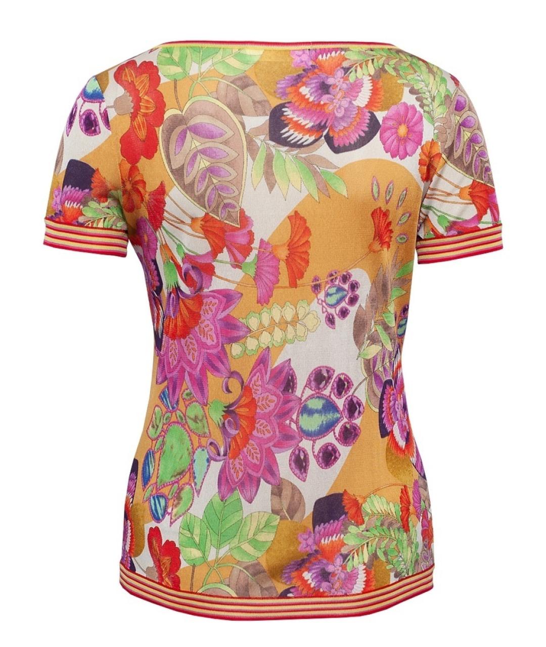 VALENTINO Мульти шелковая блузы, фото 2