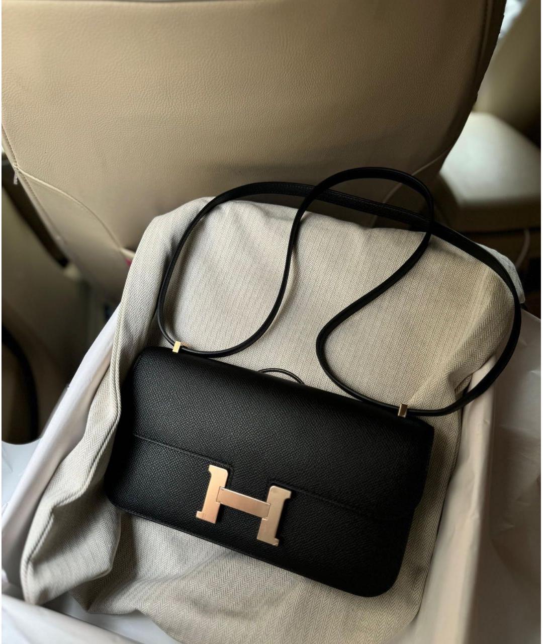 HERMES Черная сумка через плечо, фото 3
