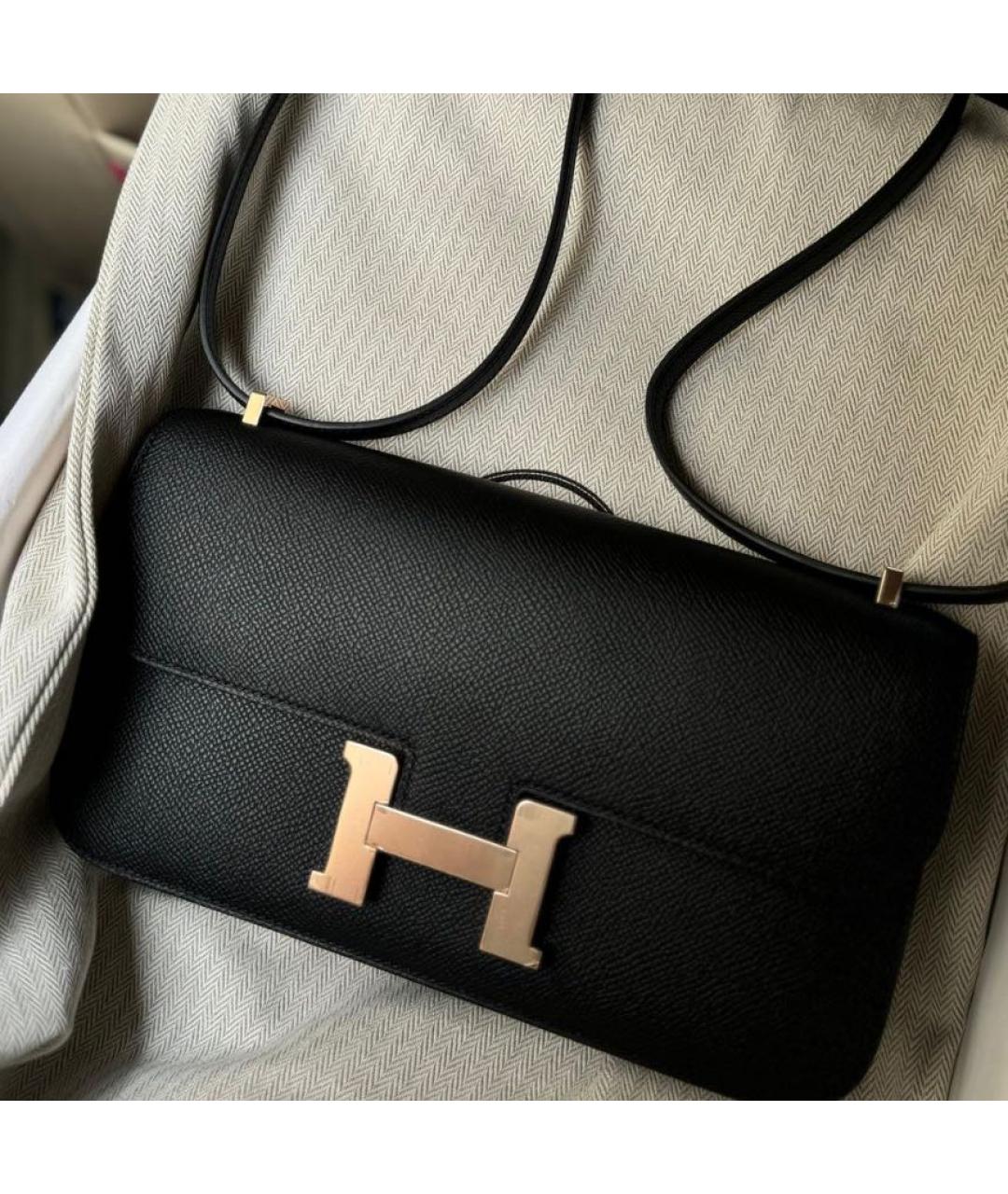 HERMES Черная сумка через плечо, фото 2