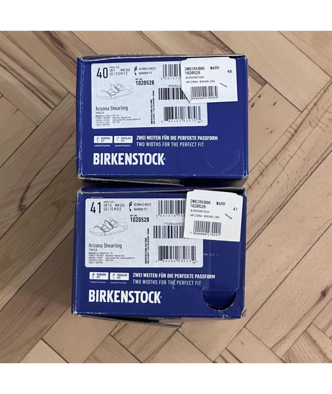 BIRKENSTOCK Коричневые замшевые сандалии, фото 7