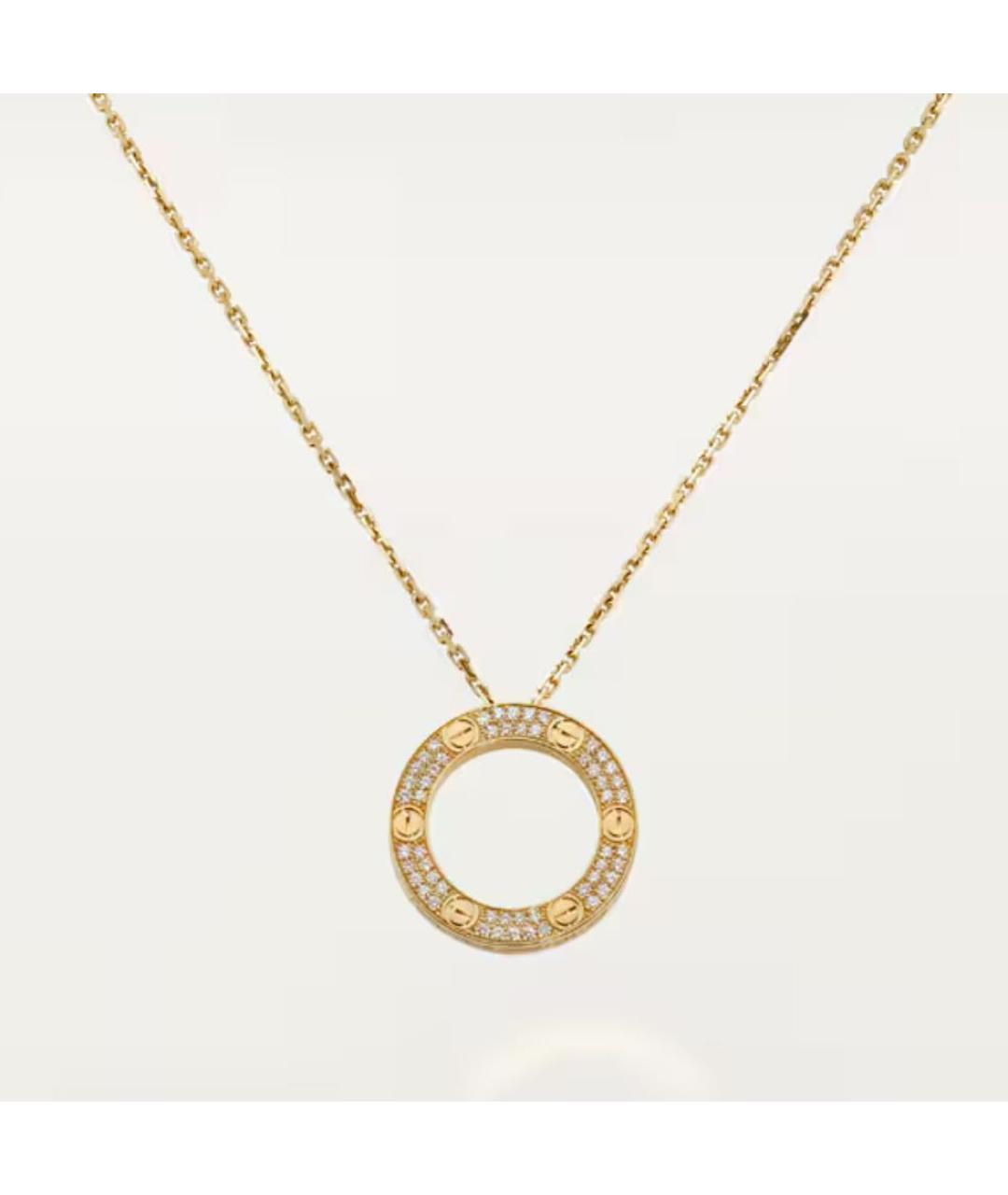 CARTIER Желтое колье из желтого золота, фото 8