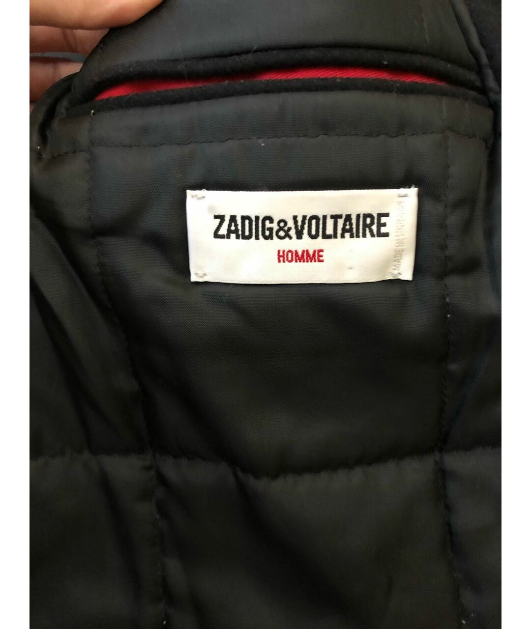 ZADIG & VOLTAIRE Черное шерстяное пальто, фото 4