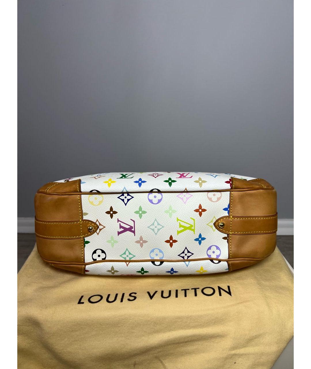 LOUIS VUITTON Белая сумка через плечо, фото 5