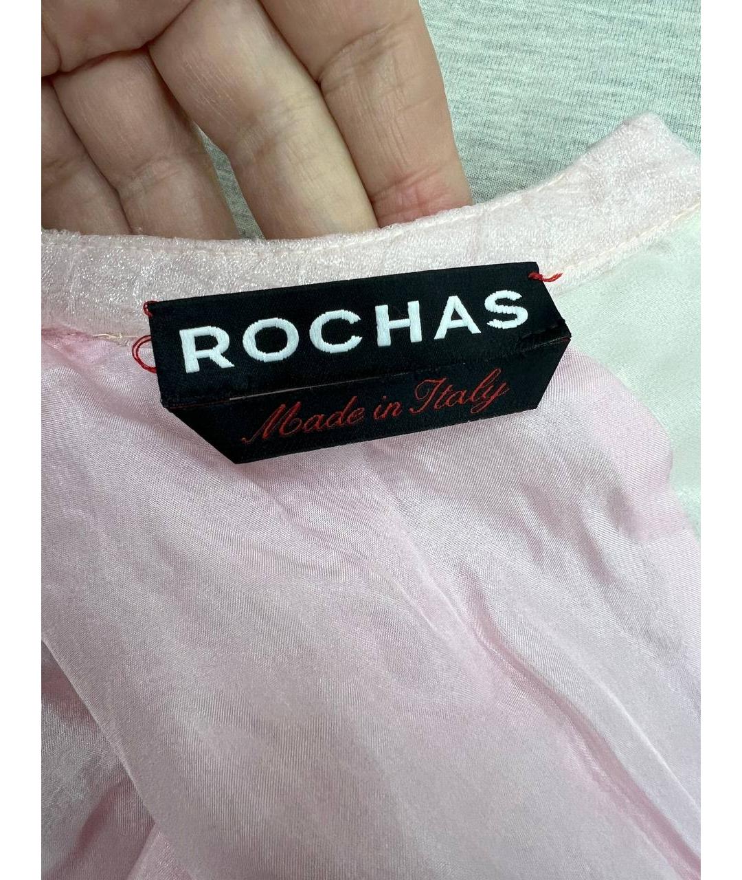 ROCHAS Розовая блузы, фото 5