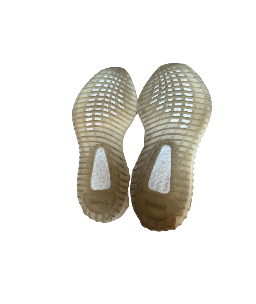 ADIDAS YEEZY Бежевые текстильные кроссовки, фото 5