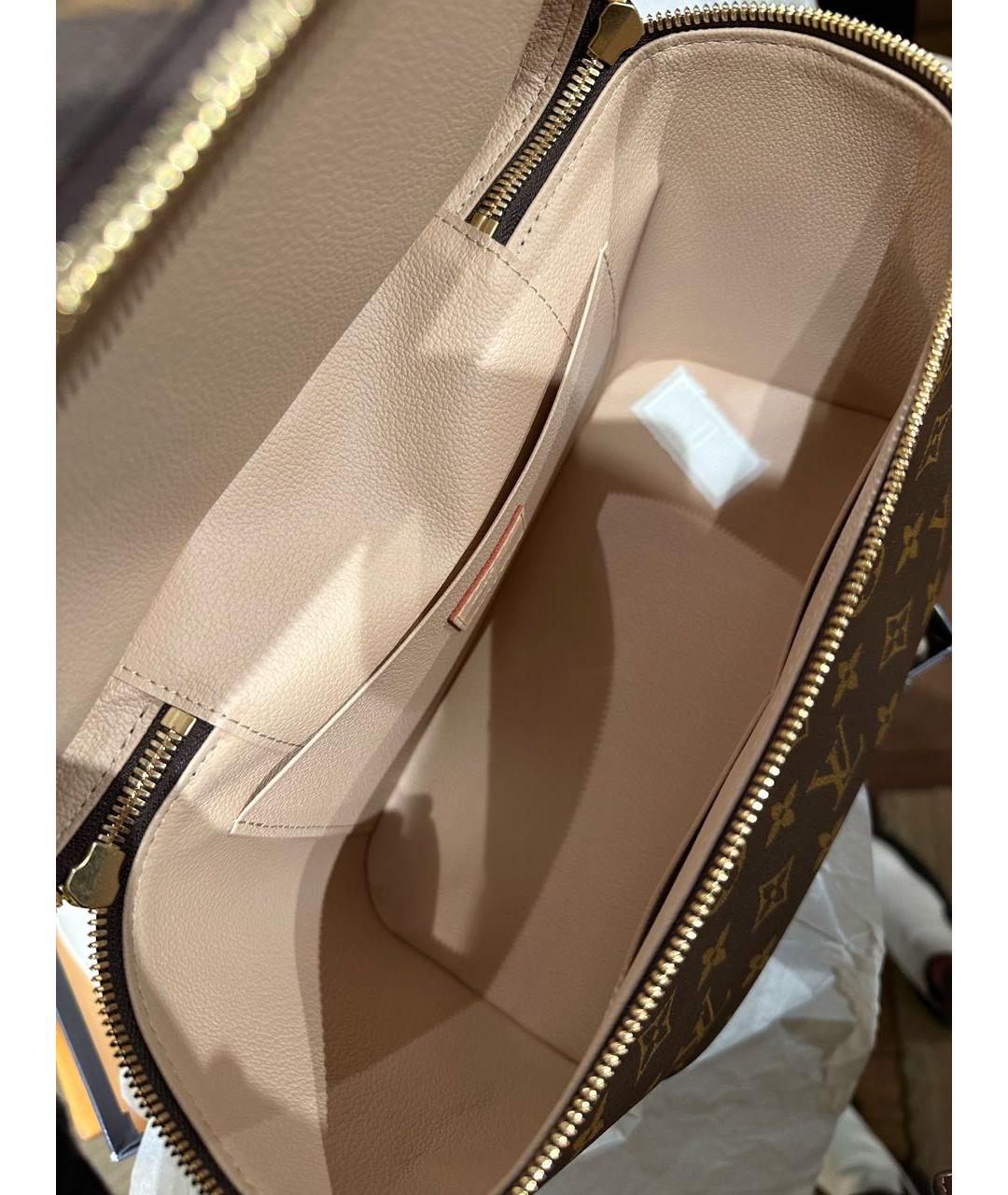 LOUIS VUITTON Коричневая косметичка, фото 3