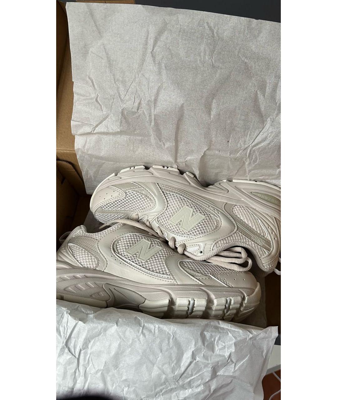 NEW BALANCE Бежевые текстильные кроссовки, фото 7