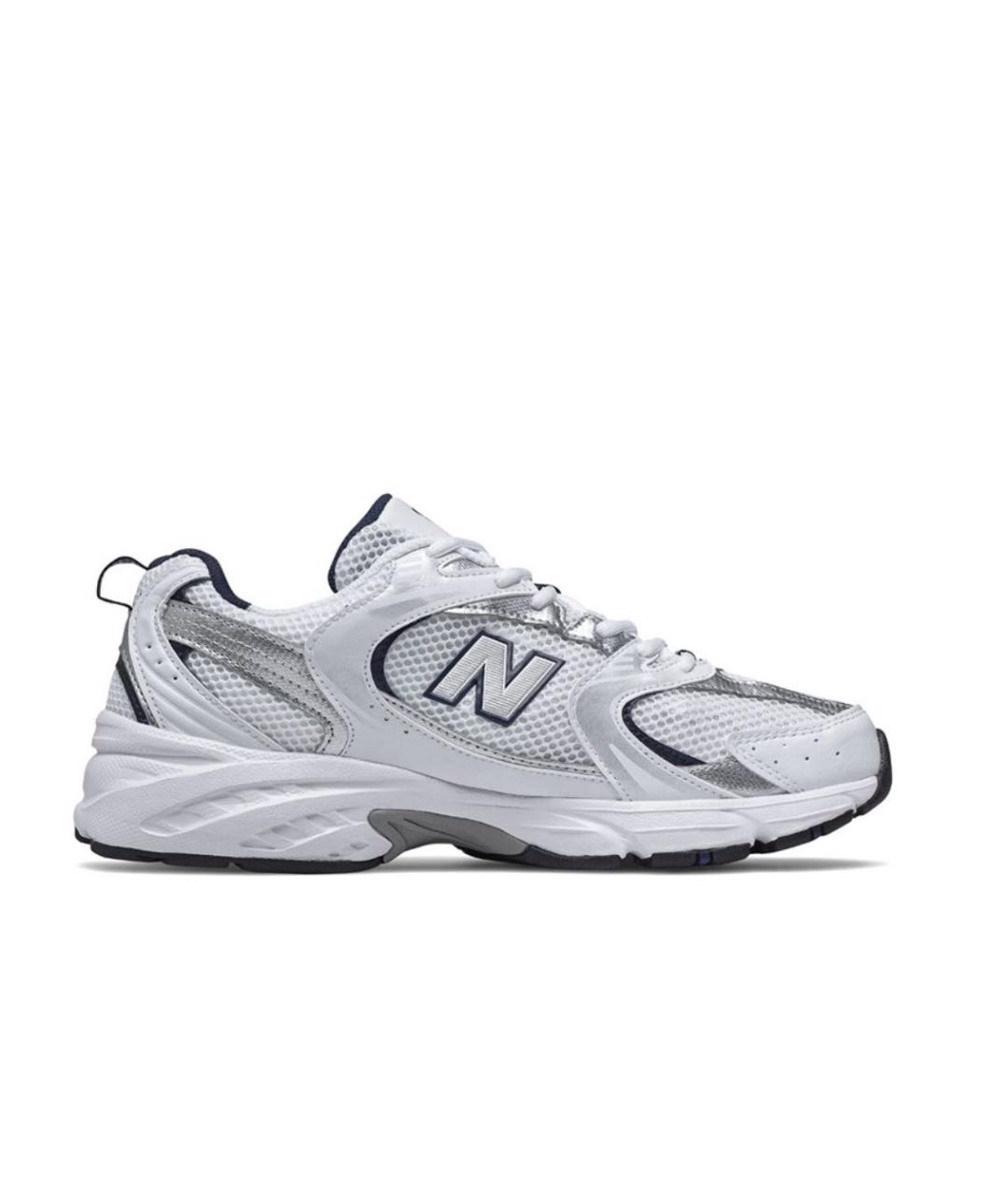 NEW BALANCE Темно-синие текстильные кроссовки, фото 1