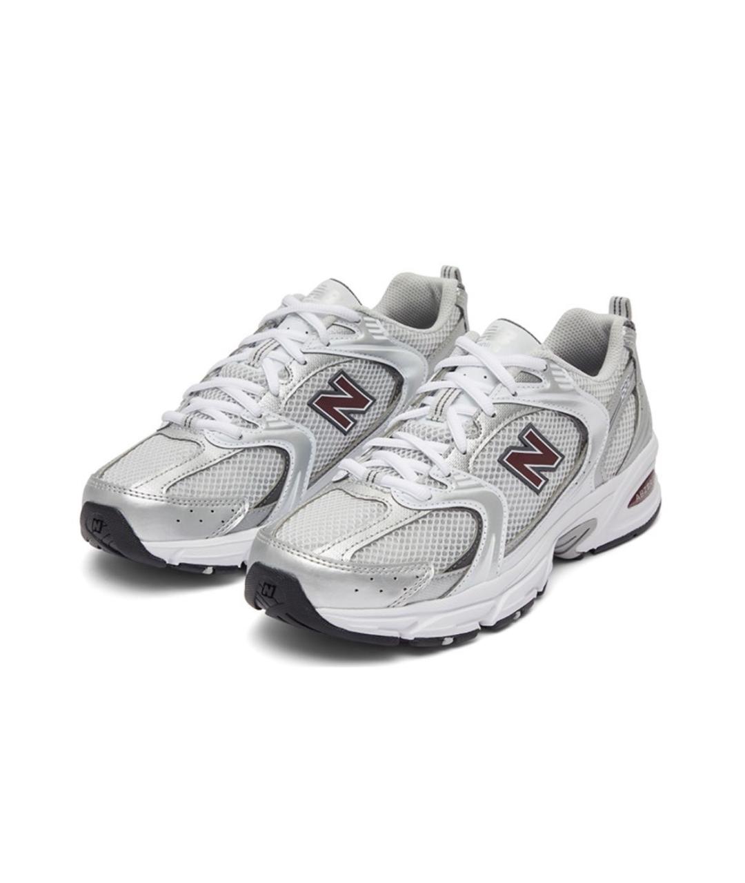 NEW BALANCE Бордовые текстильные кроссовки, фото 3