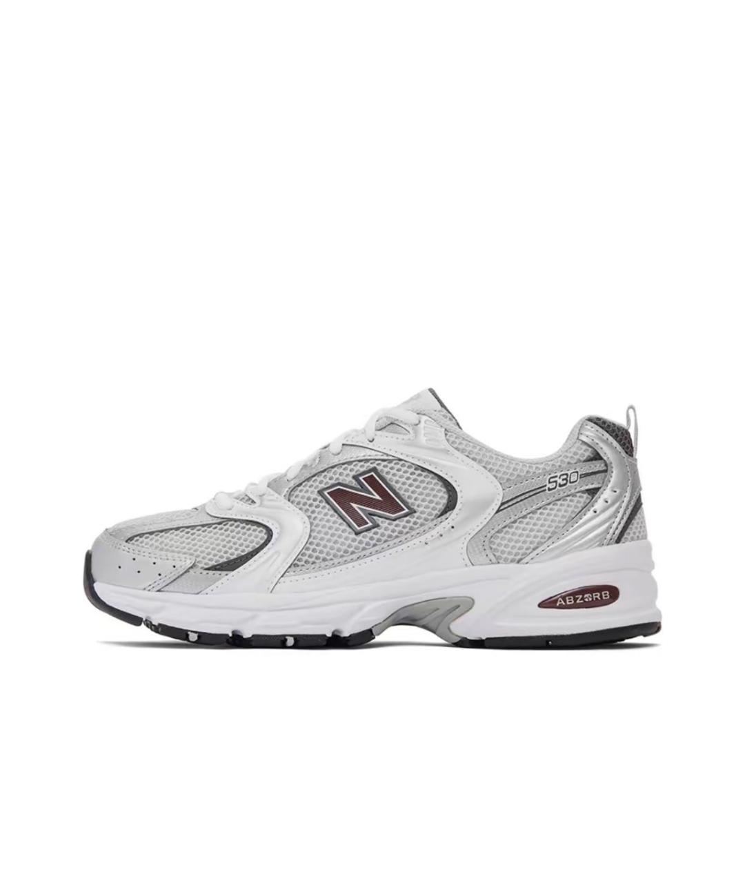 NEW BALANCE Бордовые текстильные кроссовки, фото 8