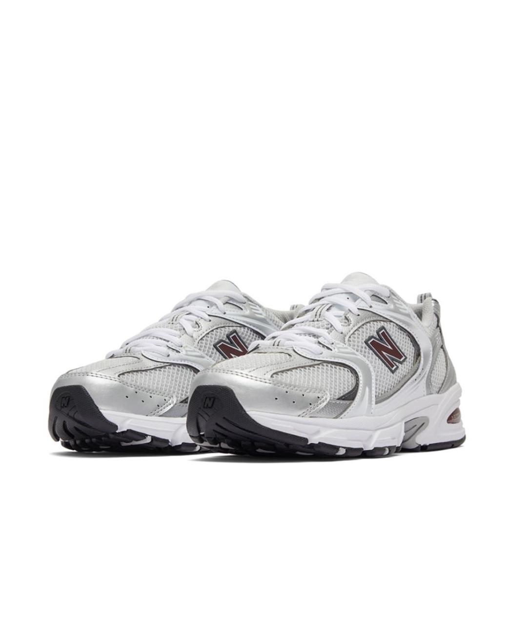 NEW BALANCE Бордовые текстильные кроссовки, фото 4