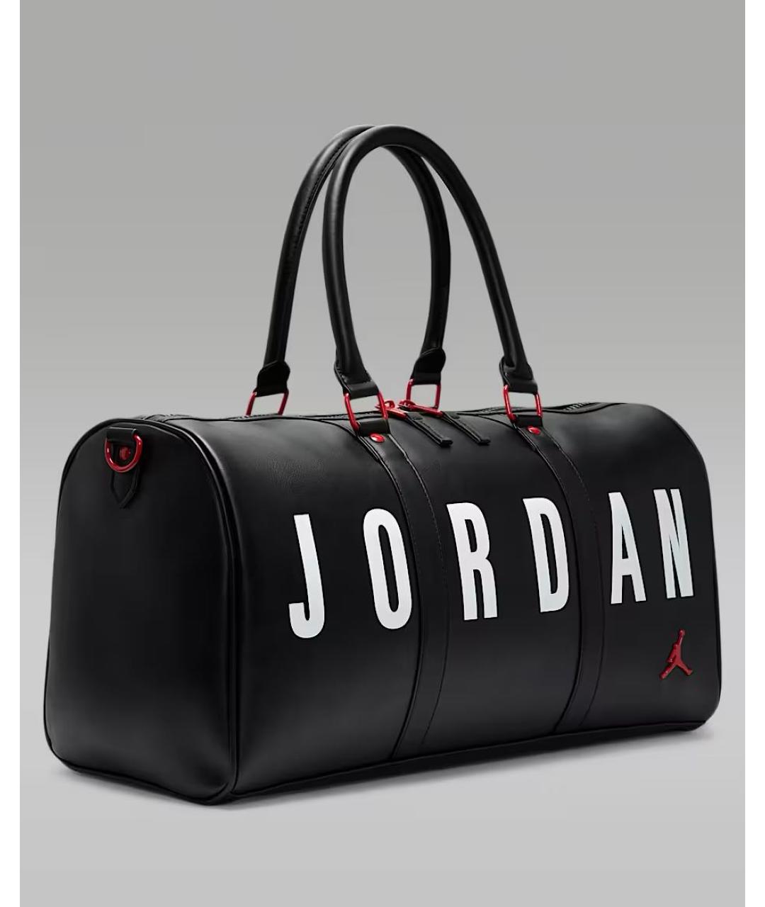 JORDAN Черная дорожная/спортивная сумка, фото 5