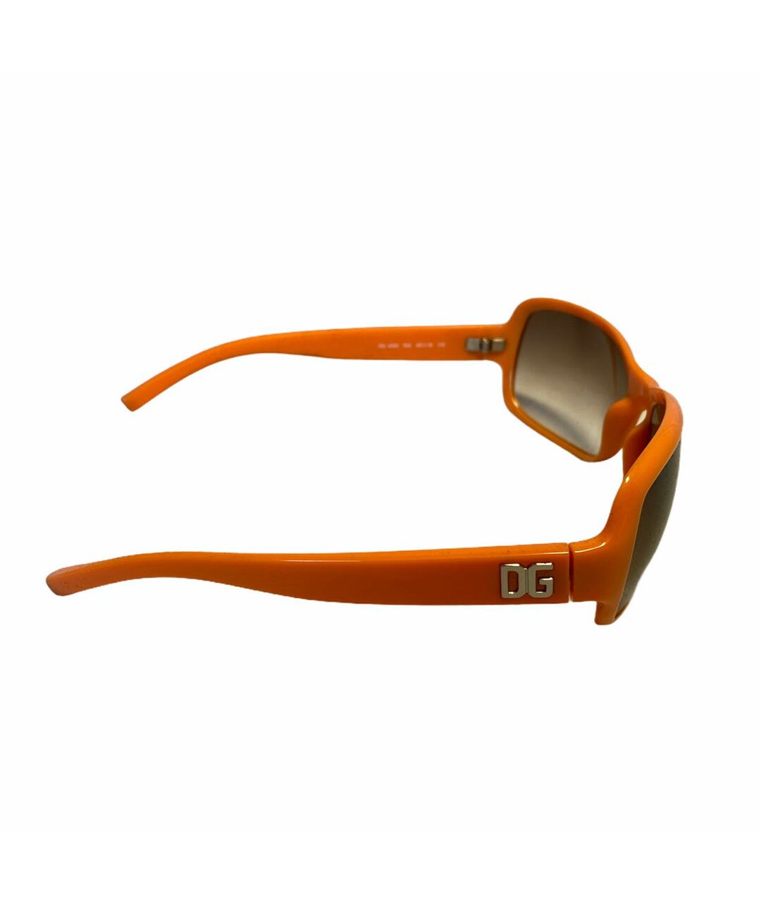 DOLCE & GABBANA VINTAGE Оранжевое пластиковые солнцезащитные очки, фото 2
