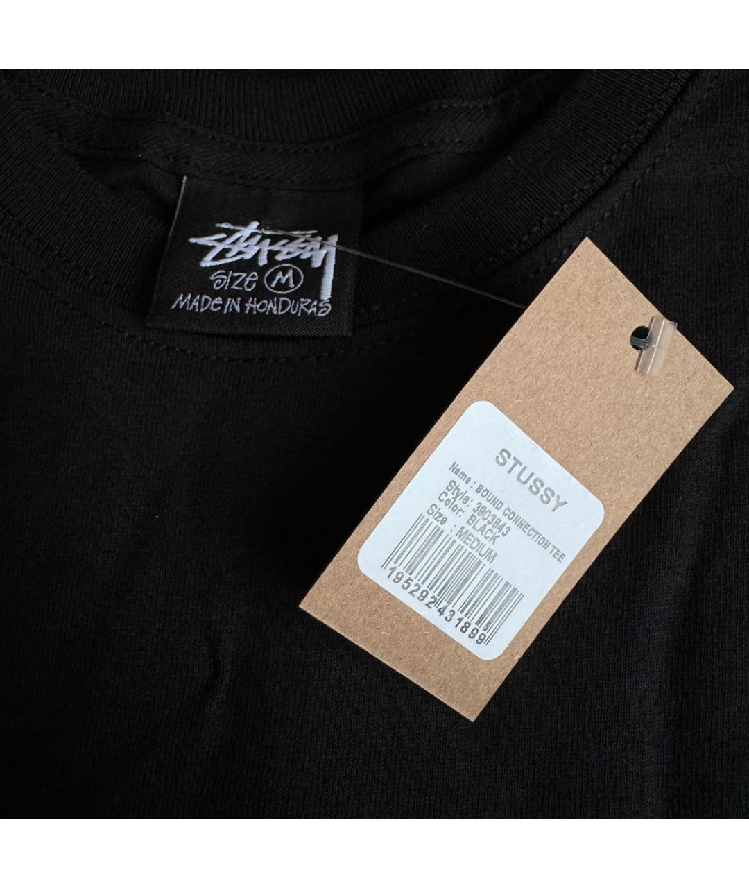 STUSSY Белая хлопковая футболка, фото 5