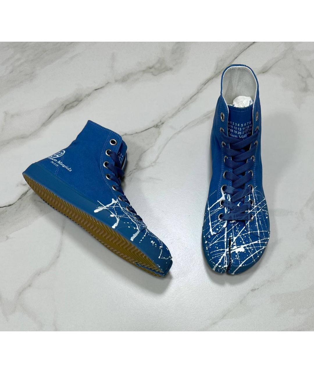 MAISON MARGIELA Синие кеды, фото 9