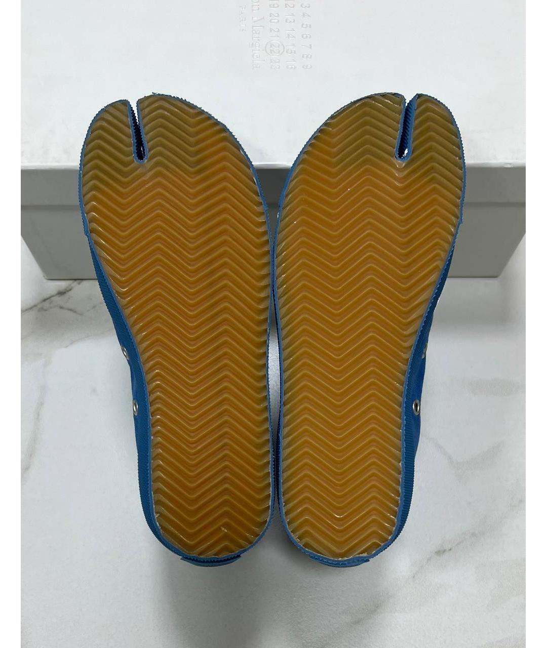 MAISON MARGIELA Синие кеды, фото 7