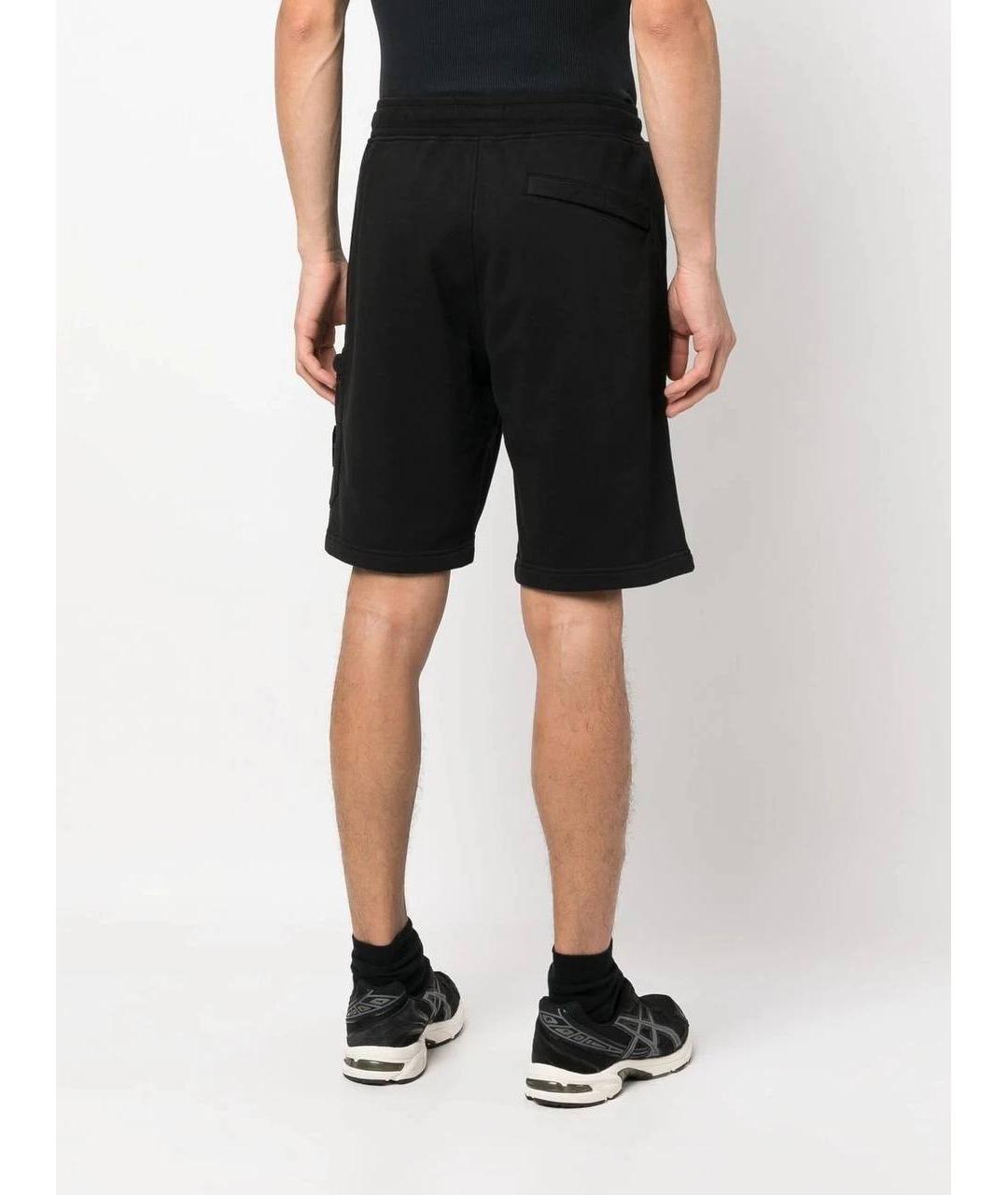 STONE ISLAND Черные шорты, фото 8