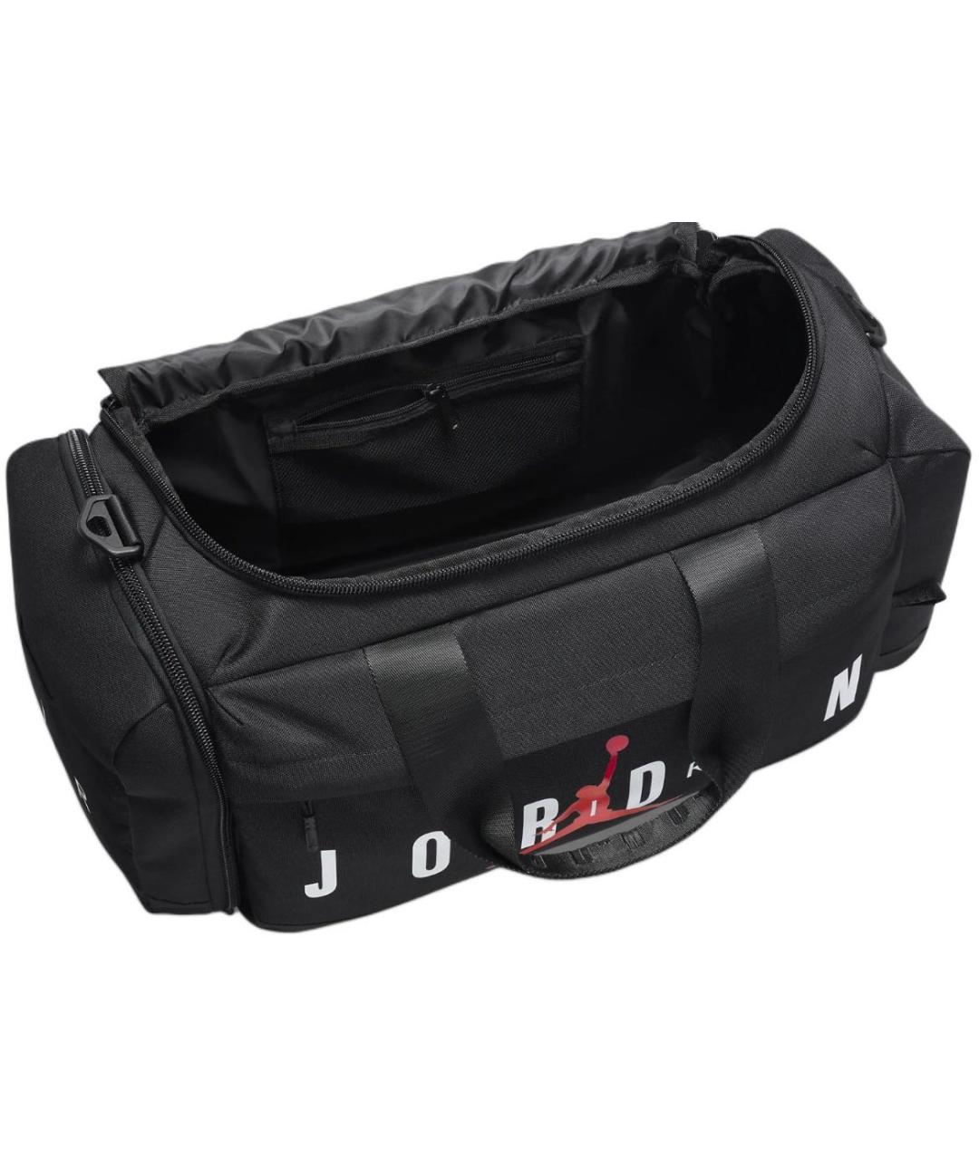 JORDAN Черная дорожная/спортивная сумка, фото 5