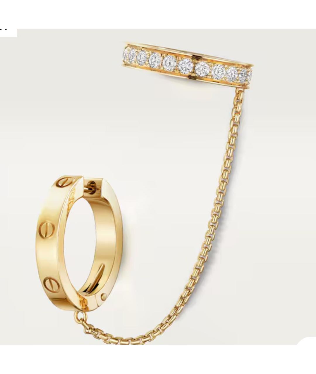 CARTIER Серьги из желтого золота, фото 5