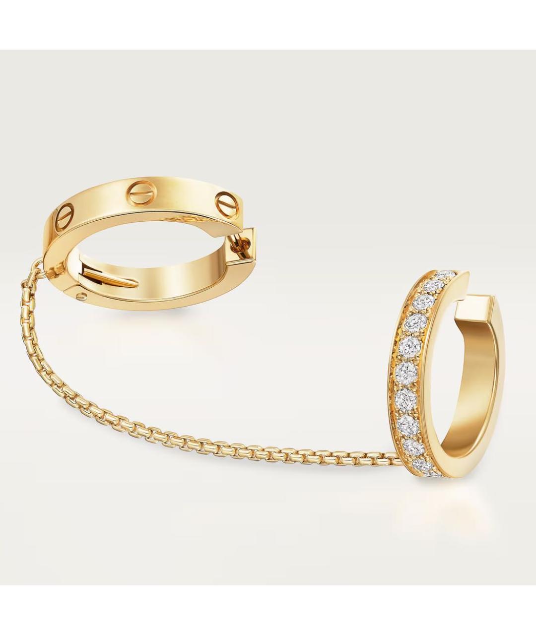 CARTIER Серьги из желтого золота, фото 3