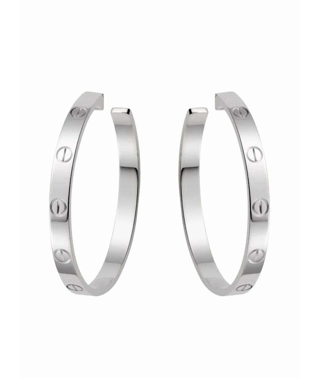 CARTIER Серьги из белого золота, фото 1