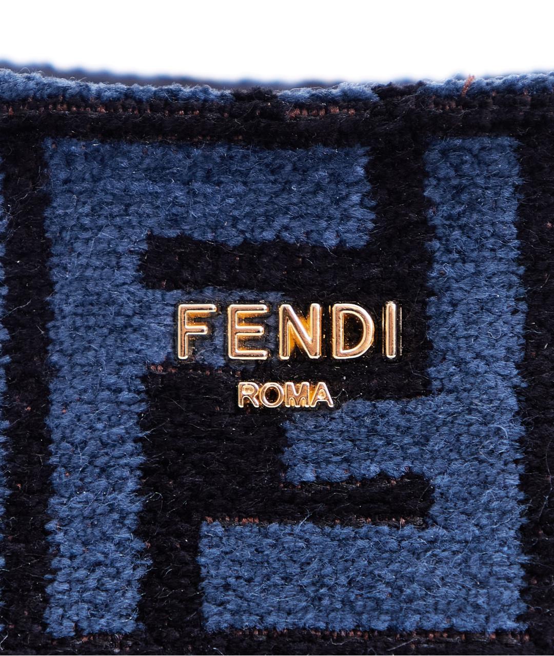 FENDI Синяя сумка через плечо, фото 4