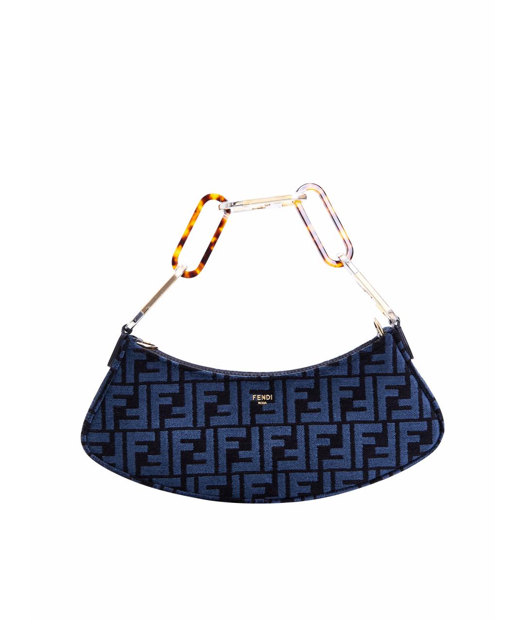 FENDI Синяя сумка через плечо, фото 1