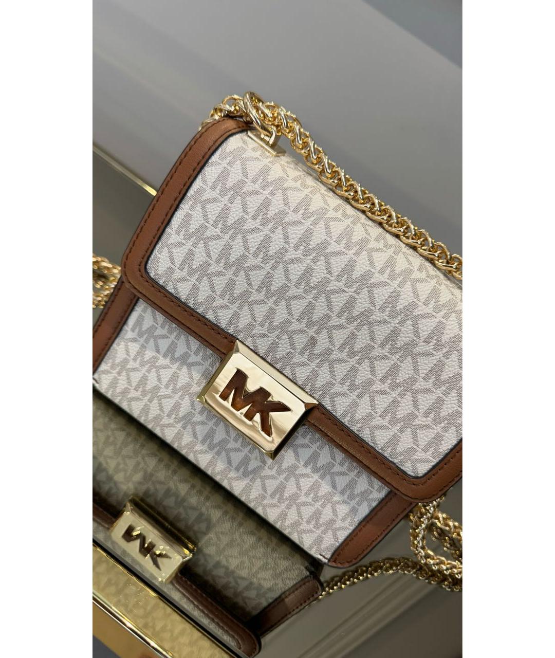 MICHAEL KORS Белая сумка через плечо, фото 3