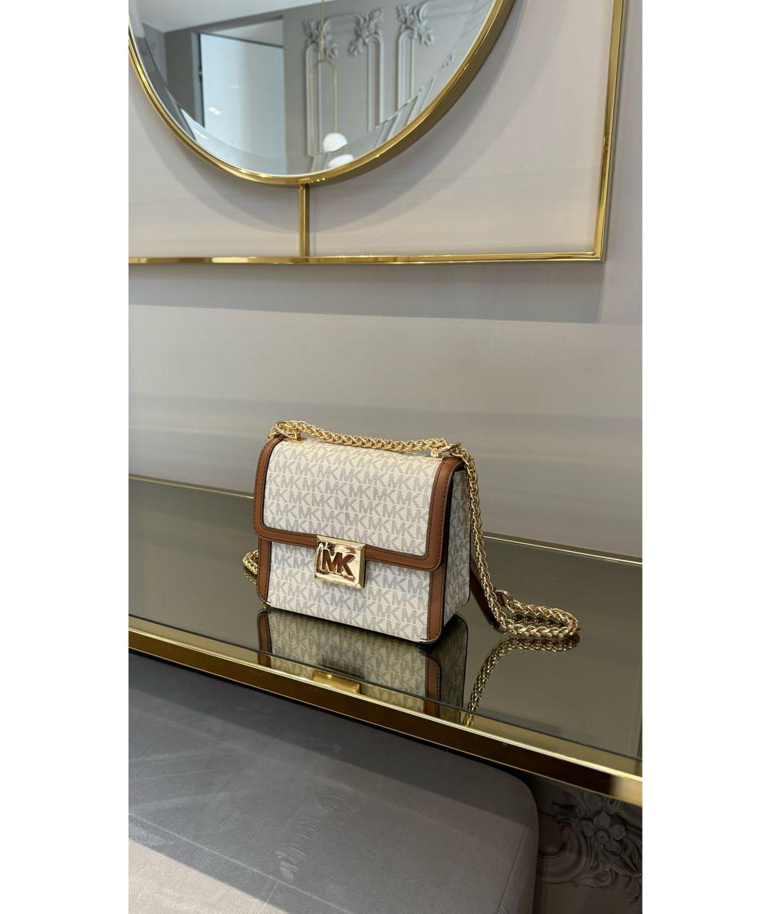 MICHAEL KORS Белая сумка через плечо, фото 5