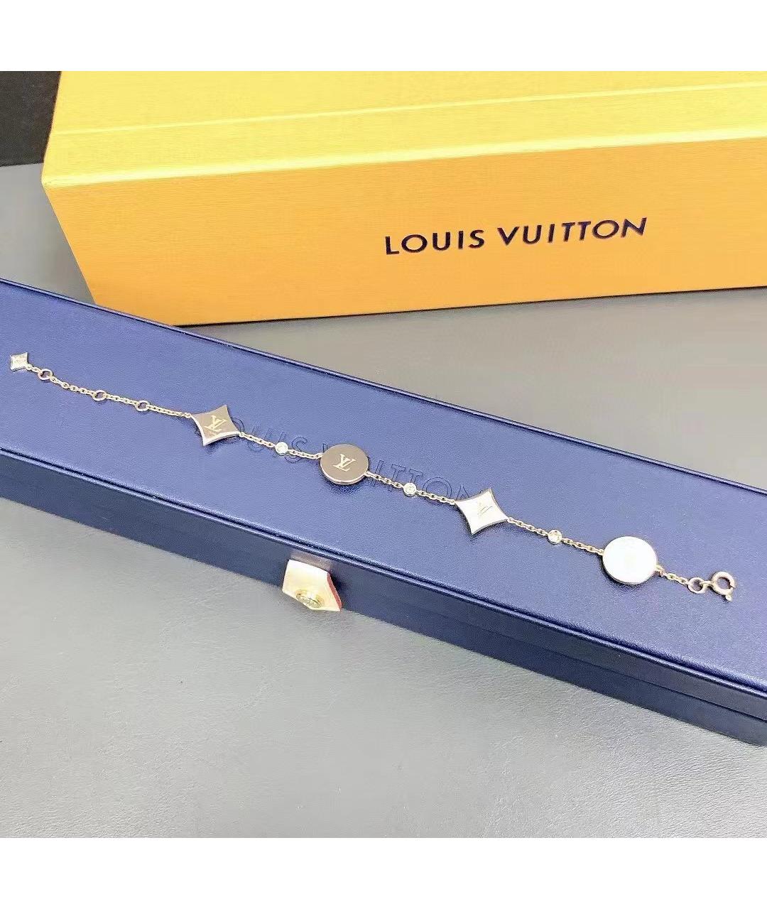 LOUIS VUITTON Зеленый браслет из розового золота, фото 4