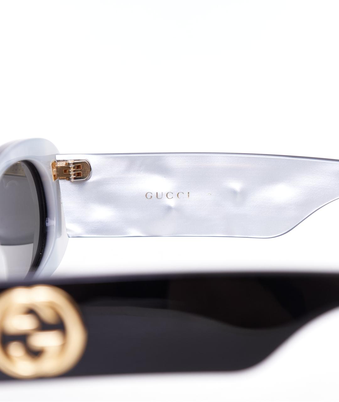 GUCCI Черные пластиковые солнцезащитные очки, фото 6