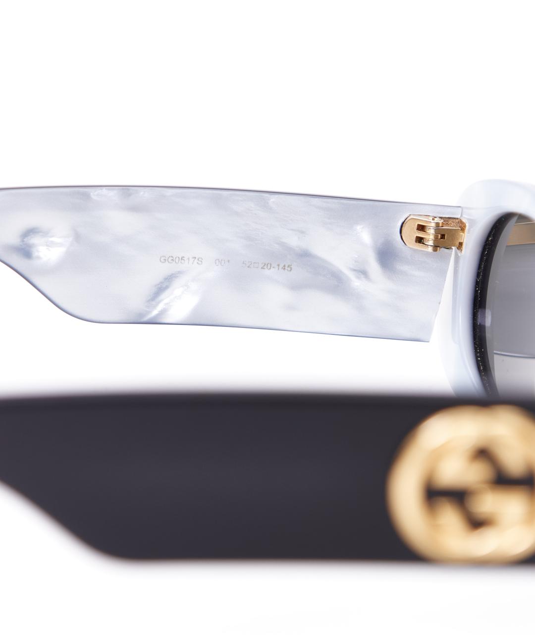 GUCCI Черные пластиковые солнцезащитные очки, фото 8