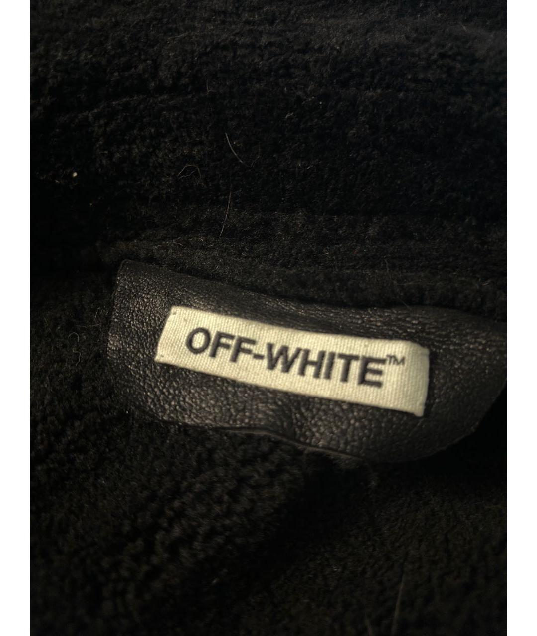 OFF-WHITE Черная дубленка, фото 6