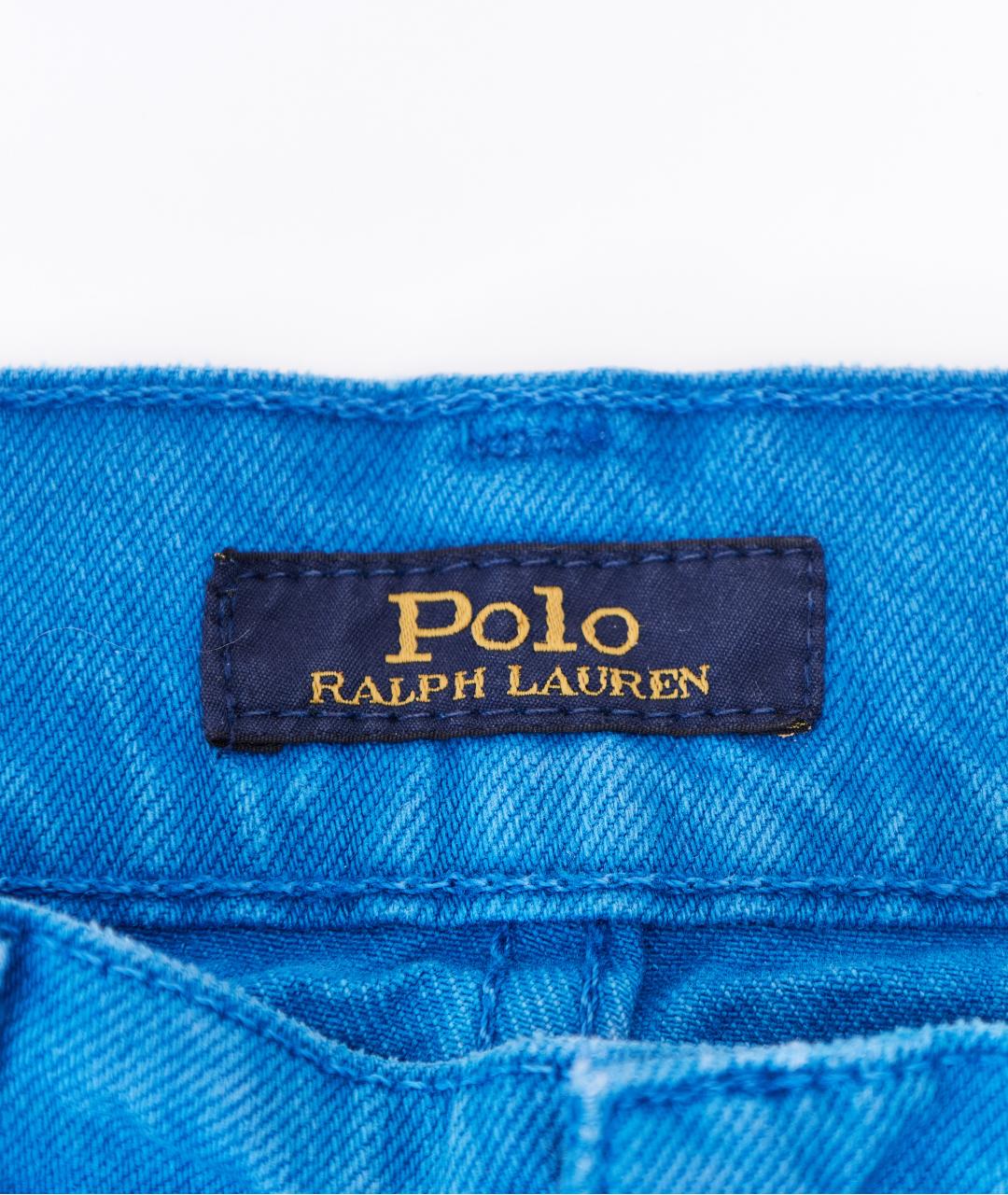 POLO RALPH LAUREN Голубые брюки узкие, фото 6