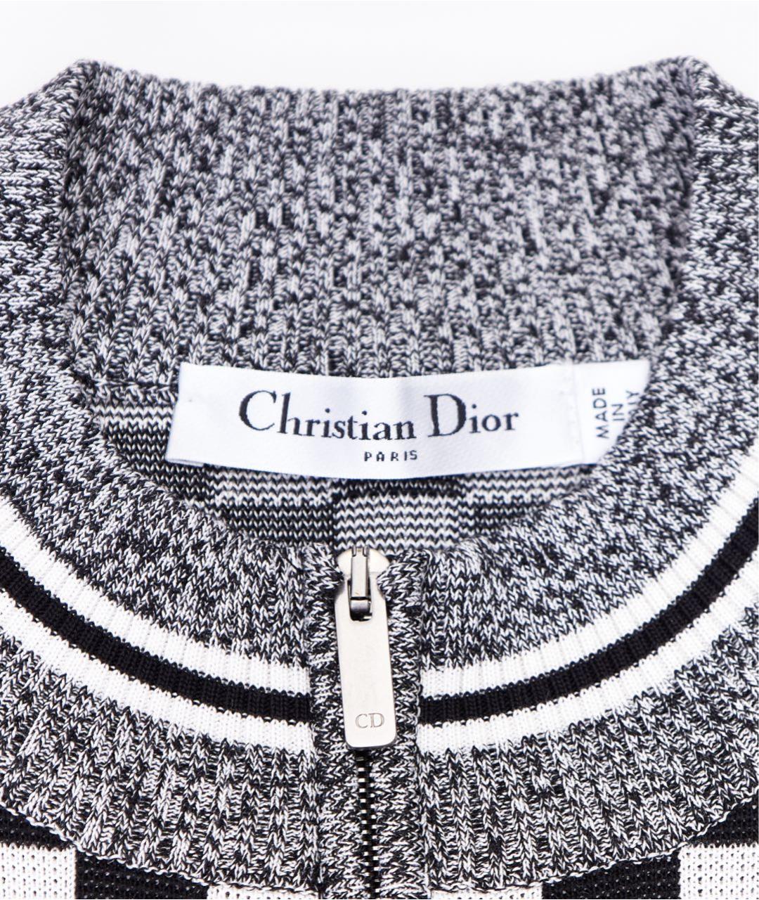 CHRISTIAN DIOR Черный шелковый кардиган, фото 3