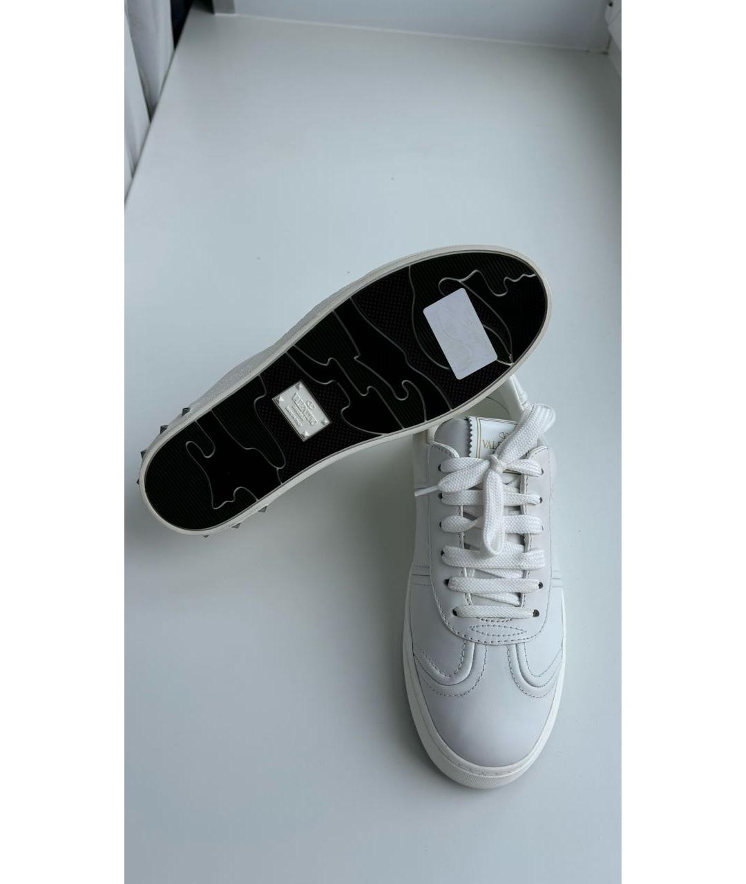 VALENTINO Белые кожаные кеды, фото 8