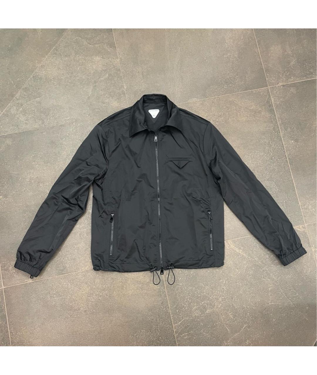 BOTTEGA VENETA Черная полиэстеровая куртка, фото 5