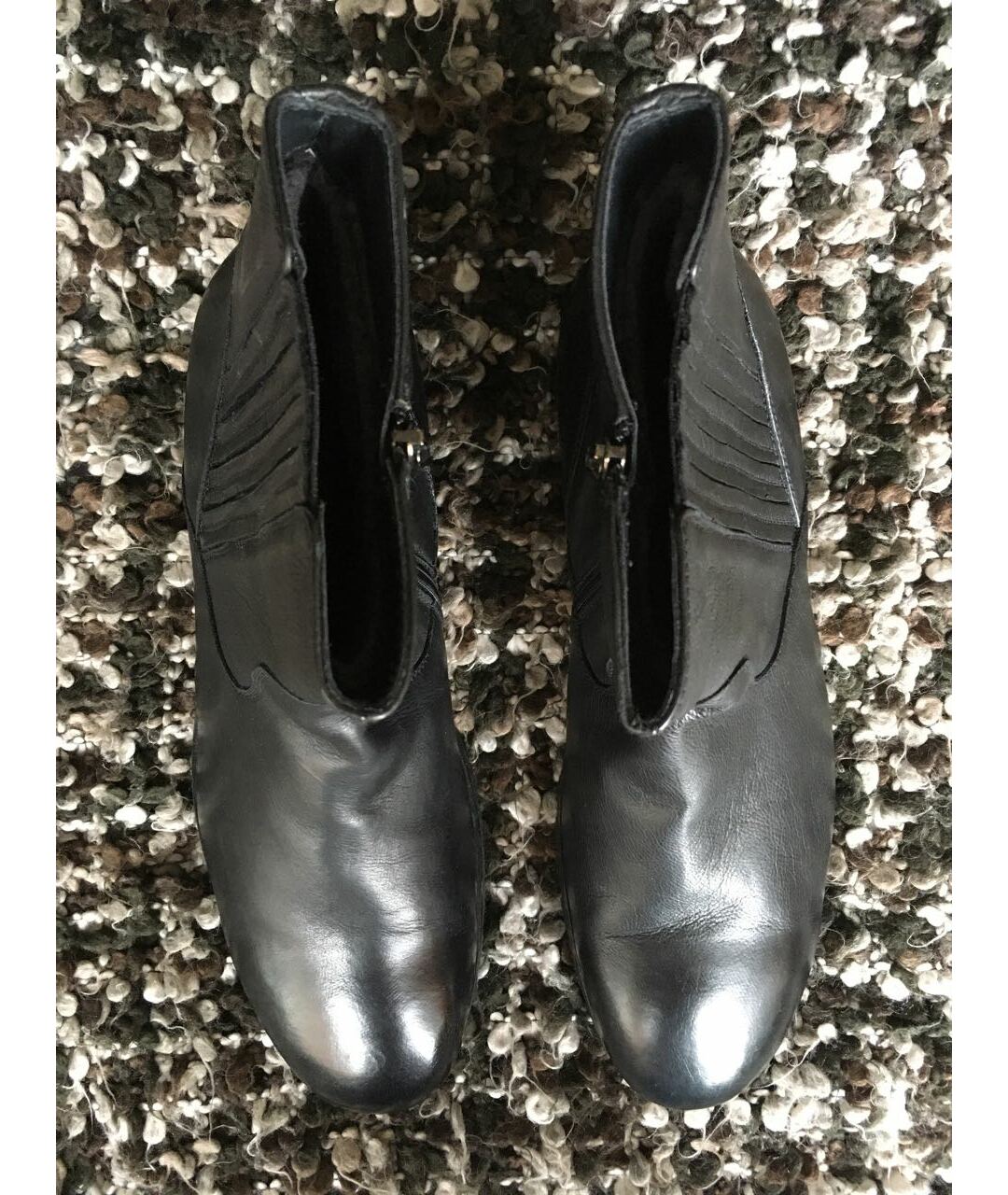 BALDININI Черные кожаные высокие ботинки, фото 3