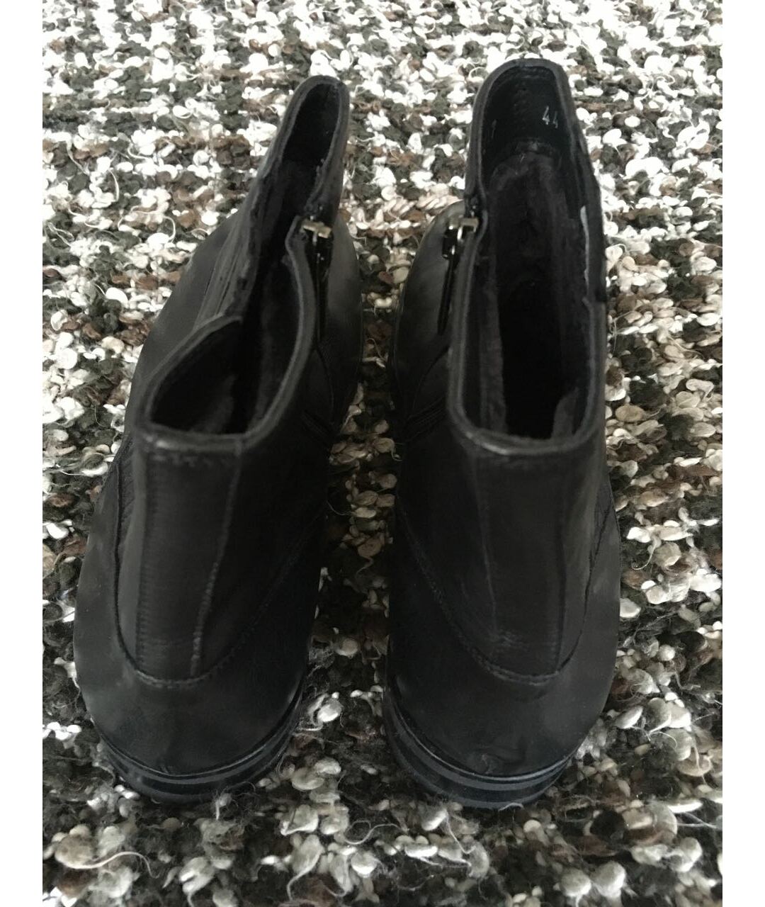 BALDININI Черные кожаные высокие ботинки, фото 4