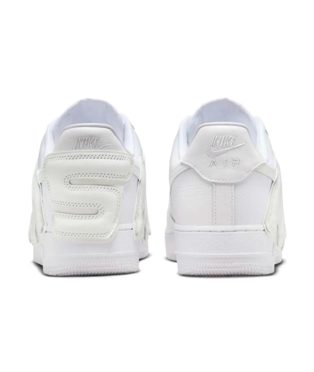 NIKE Белые кожаные низкие кроссовки / кеды, фото 4