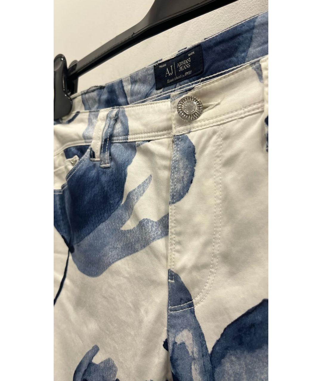 ARMANI JEANS Хлопко-эластановые брюки узкие, фото 3